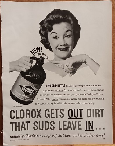 Vintage clorox bleach laundry - vintage,