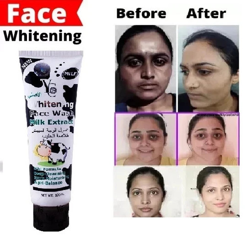 Skin whitening face wash milk - skin,